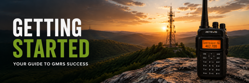 Getting Started with GMRS guide for new radio users in the Ozarks