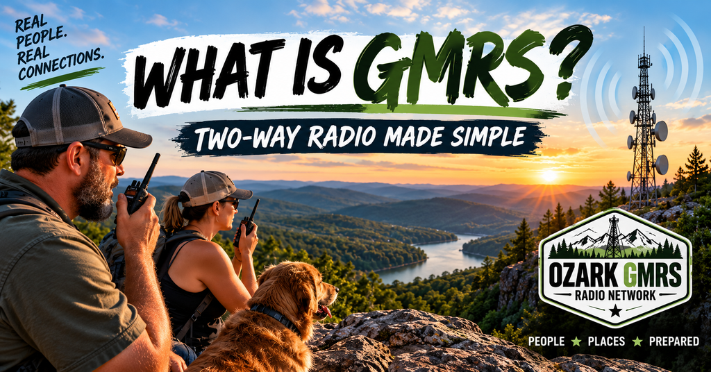 What is GMRS beginner guide to two-way radio from Ozark GMRS